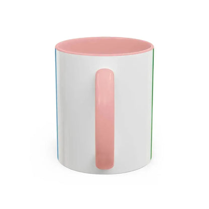 Flag of Liguria Italy - Accent Coffee Mug - Go Mug Yourself