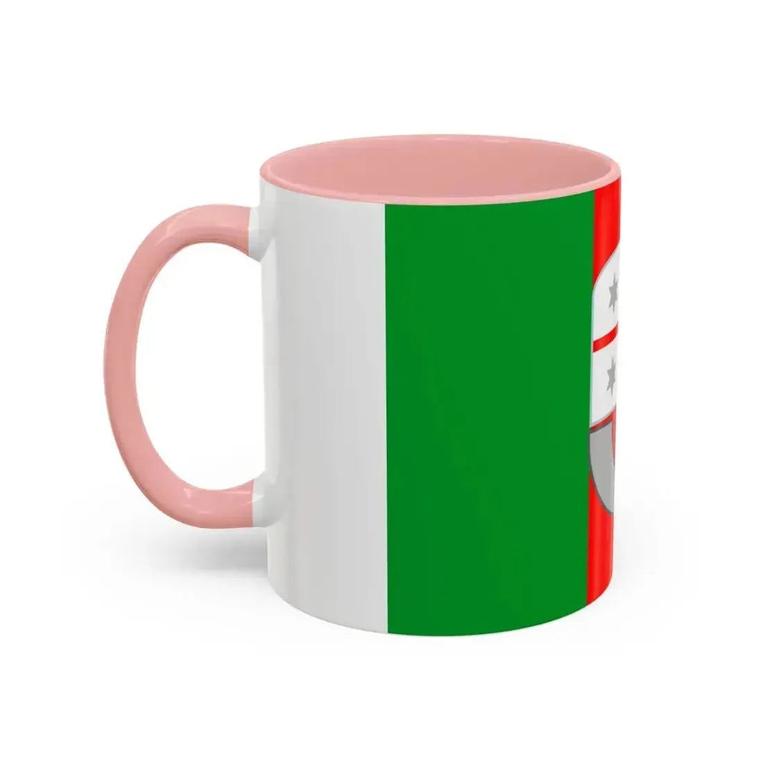 Flag of Liguria Italy - Accent Coffee Mug - Go Mug Yourself
