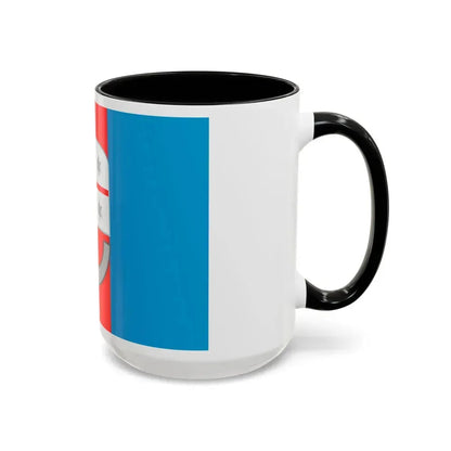 Flag of Liguria Italy - Accent Coffee Mug - Go Mug Yourself