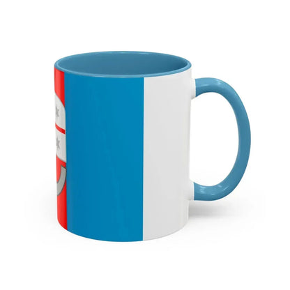 Flag of Liguria Italy - Accent Coffee Mug - Go Mug Yourself