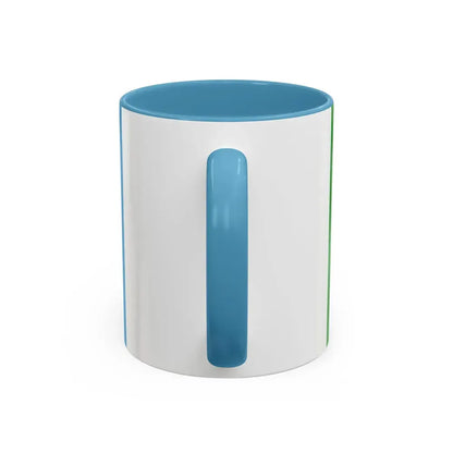 Flag of Liguria Italy - Accent Coffee Mug - Go Mug Yourself