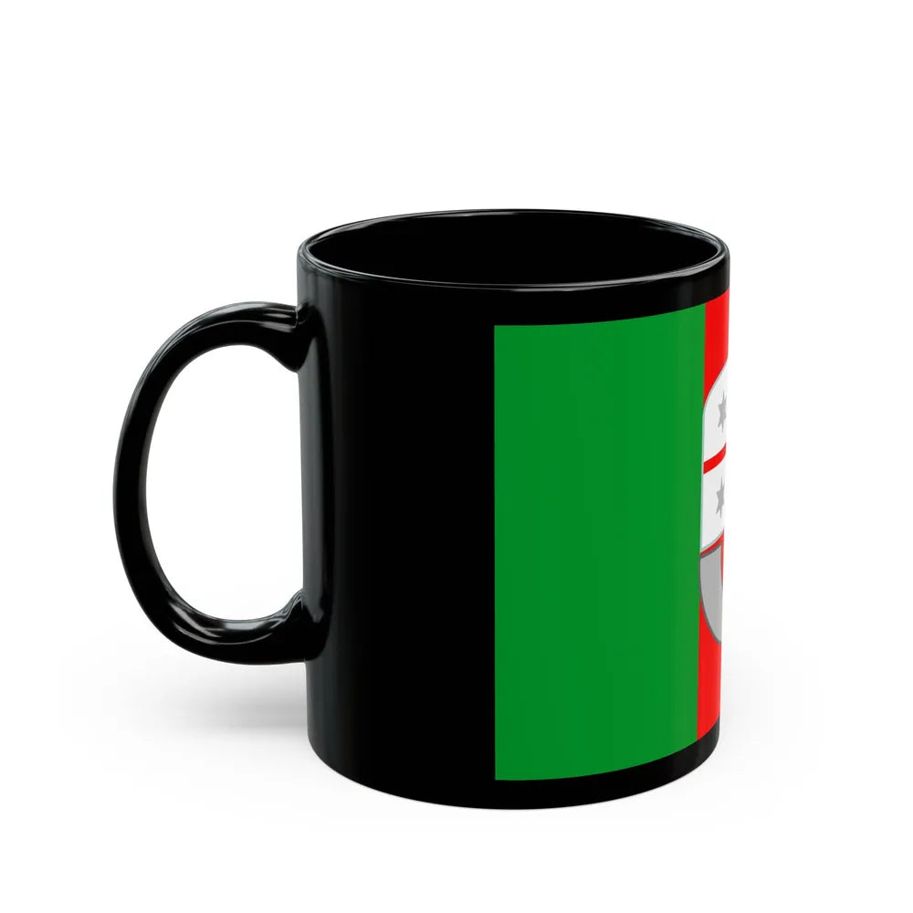 Flag of Liguria Italy - Black Coffee Mug-Go Mug Yourself