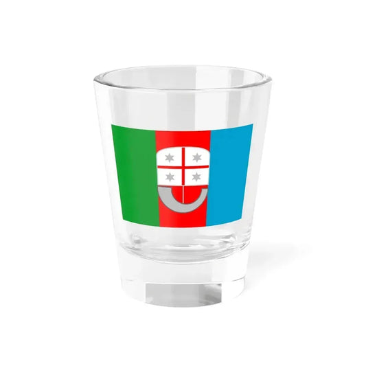 Flag of Liguria Italy - Shot Glass 1.5oz 1.5oz - Go Mug Yourself