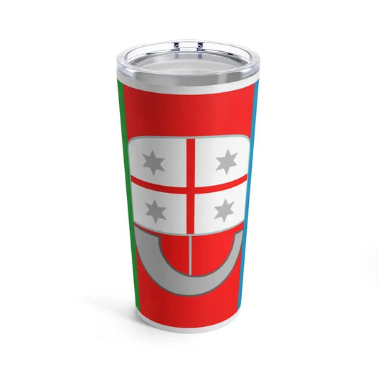 Flag of Liguria Italy - Tumbler 20oz 20oz - Go Mug Yourself