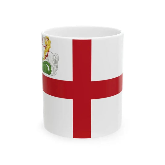 Flag of Liguria Lega Nord (Italy) White Coffee Mug 11oz - Go Mug Yourself