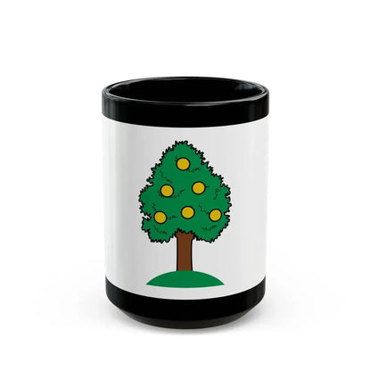 Flag of Lija 1993 to 2000 Malta - Black Coffee Mug 15oz - Go Mug Yourself