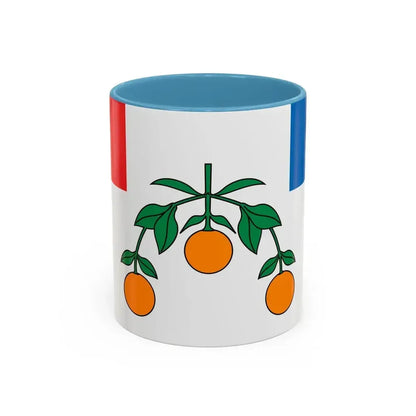 Flag of Lija Malta - Accent Coffee Mug 11oz Light Blue - Go Mug Yourself