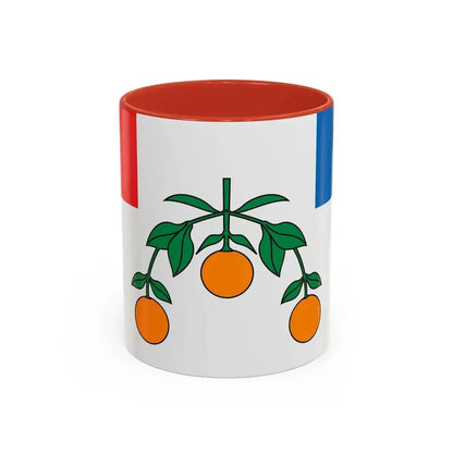 Flag of Lija Malta - Accent Coffee Mug 11oz Red - Go Mug Yourself