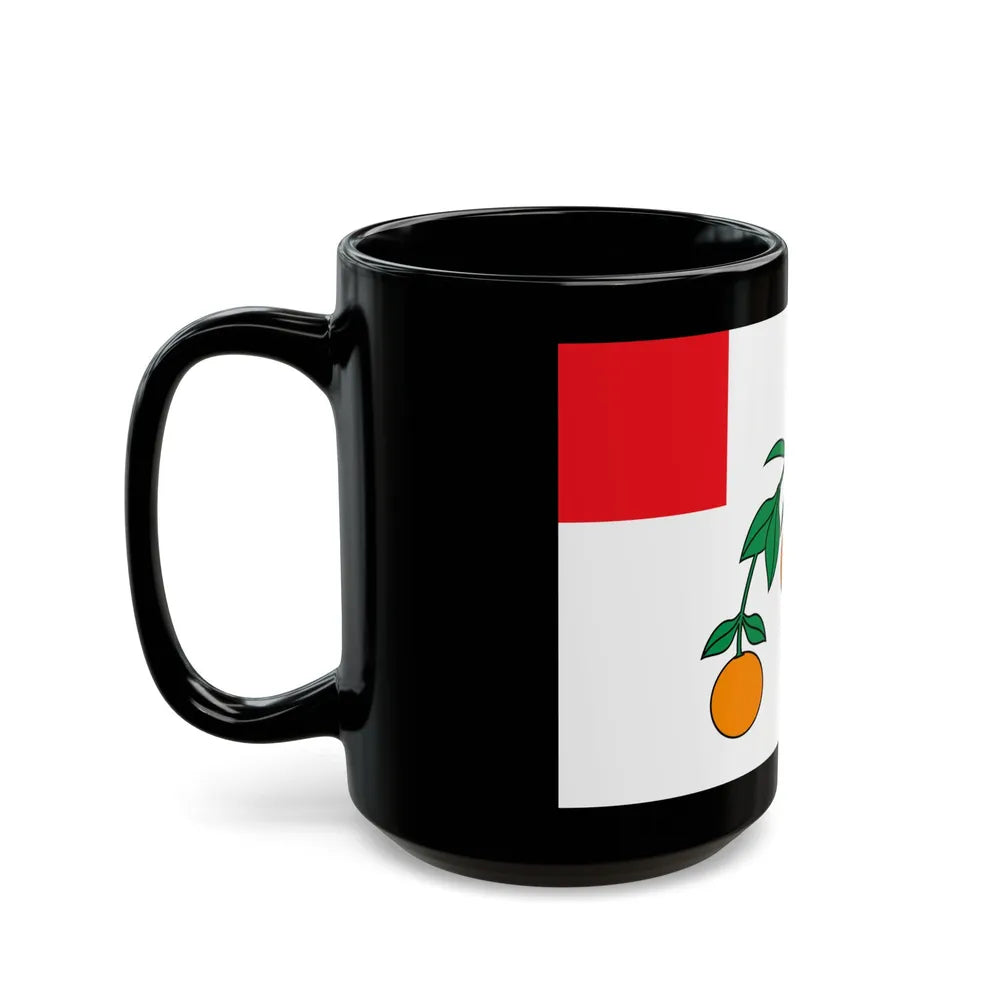 Flag of Lija Malta - Black Coffee Mug-Go Mug Yourself