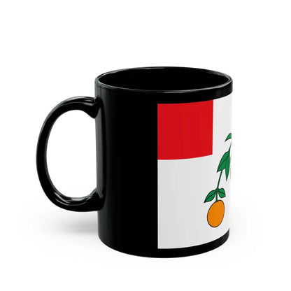 Flag of Lija Malta - Black Coffee Mug-Go Mug Yourself