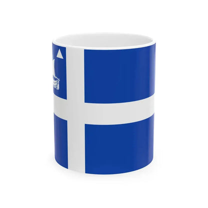 Flag of lIle dOlonne (France) White Coffee Mug 11oz - Go Mug Yourself