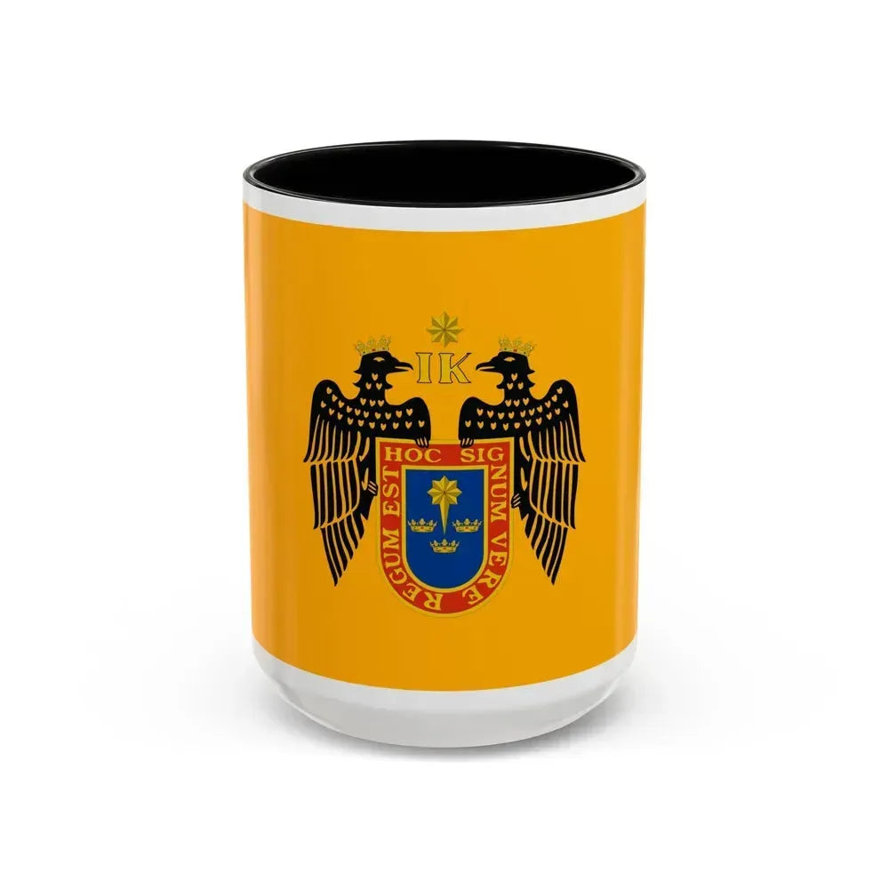 Flag of Lima Peru - Accent Coffee Mug 15oz Black - Go Mug Yourself