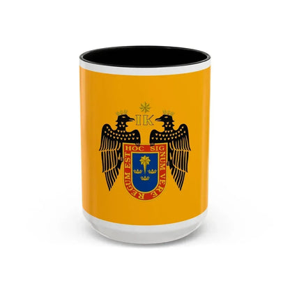 Flag of Lima Peru - Accent Coffee Mug 15oz Black - Go Mug Yourself