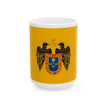 Flag of Lima Peru - White Coffee Mug-15oz-Go Mug Yourself