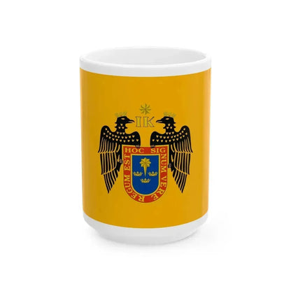 Flag of Lima Peru - White Coffee Mug 15oz - Go Mug Yourself