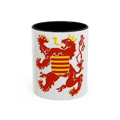 Flag of Limburg Belgium - Accent Coffee Mug 11oz Black - Go Mug Yourself