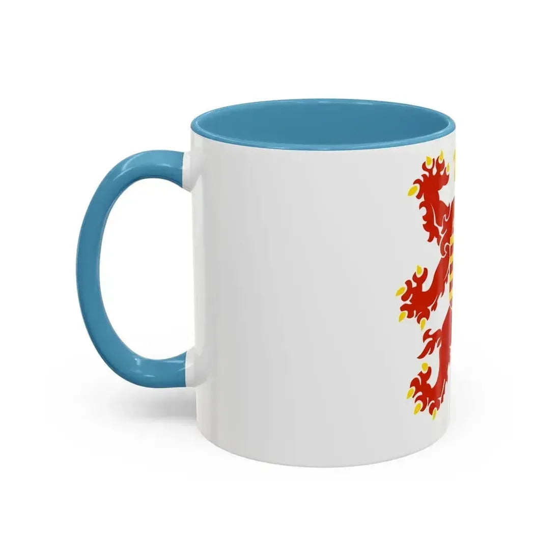 Flag of Limburg Belgium - Accent Coffee Mug - Go Mug Yourself