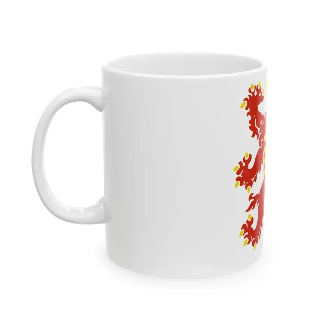 Flag of Limburg Belgium (Belgium) White Coffee Mug - Go Mug Yourself