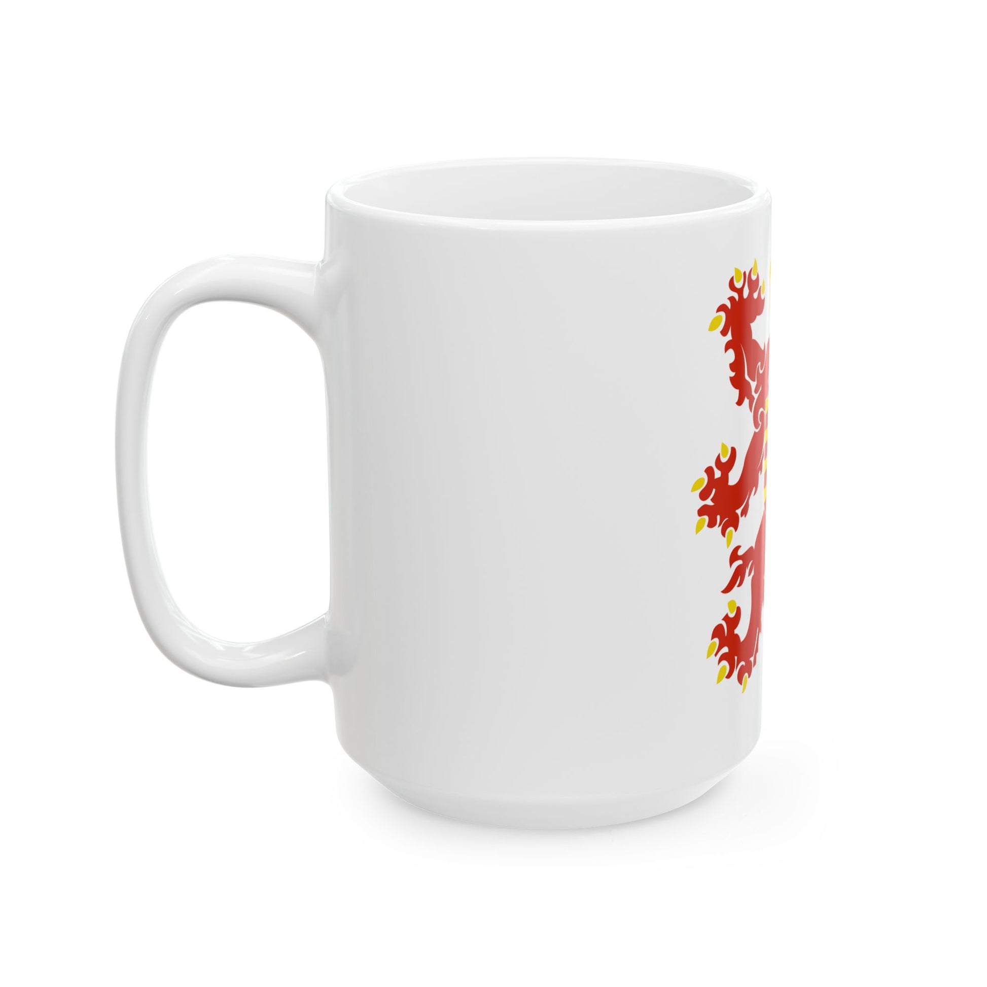 Flag of Limburg Belgium (Belgium) White Coffee Mug-Go Mug Yourself
