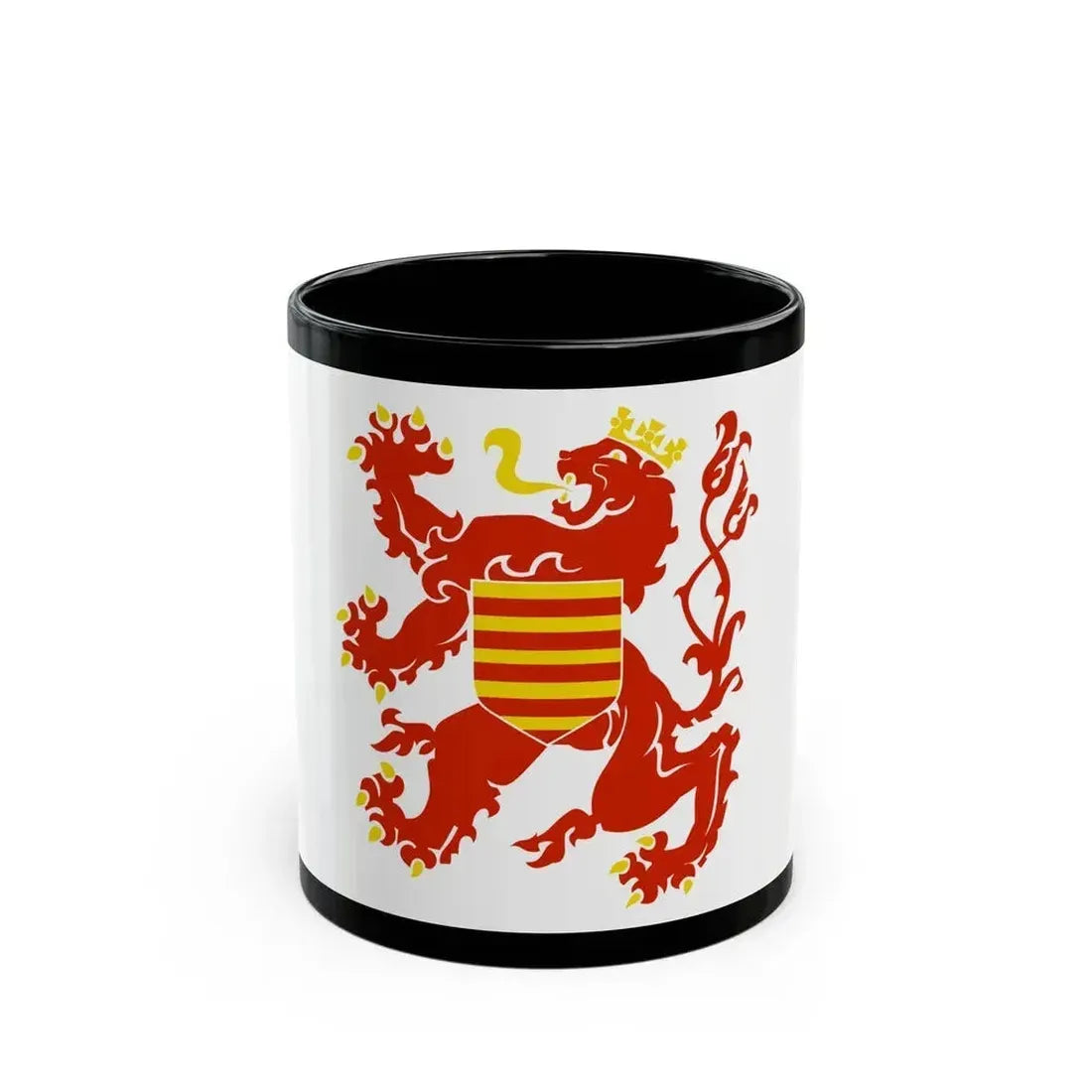 Flag of Limburg Belgium - Black Coffee Mug 11oz - Go Mug Yourself