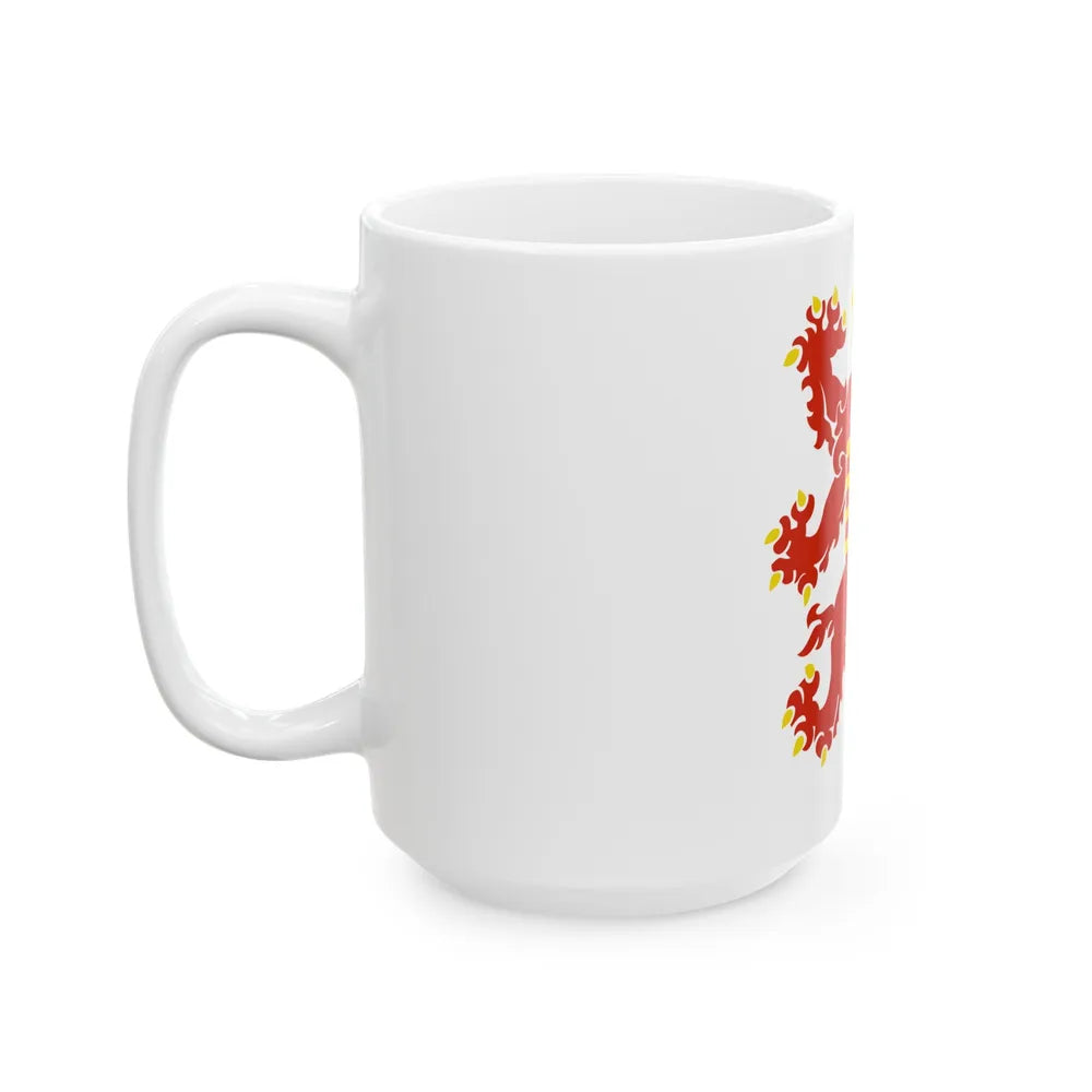 Flag of Limburg Belgium - White Coffee Mug-Go Mug Yourself