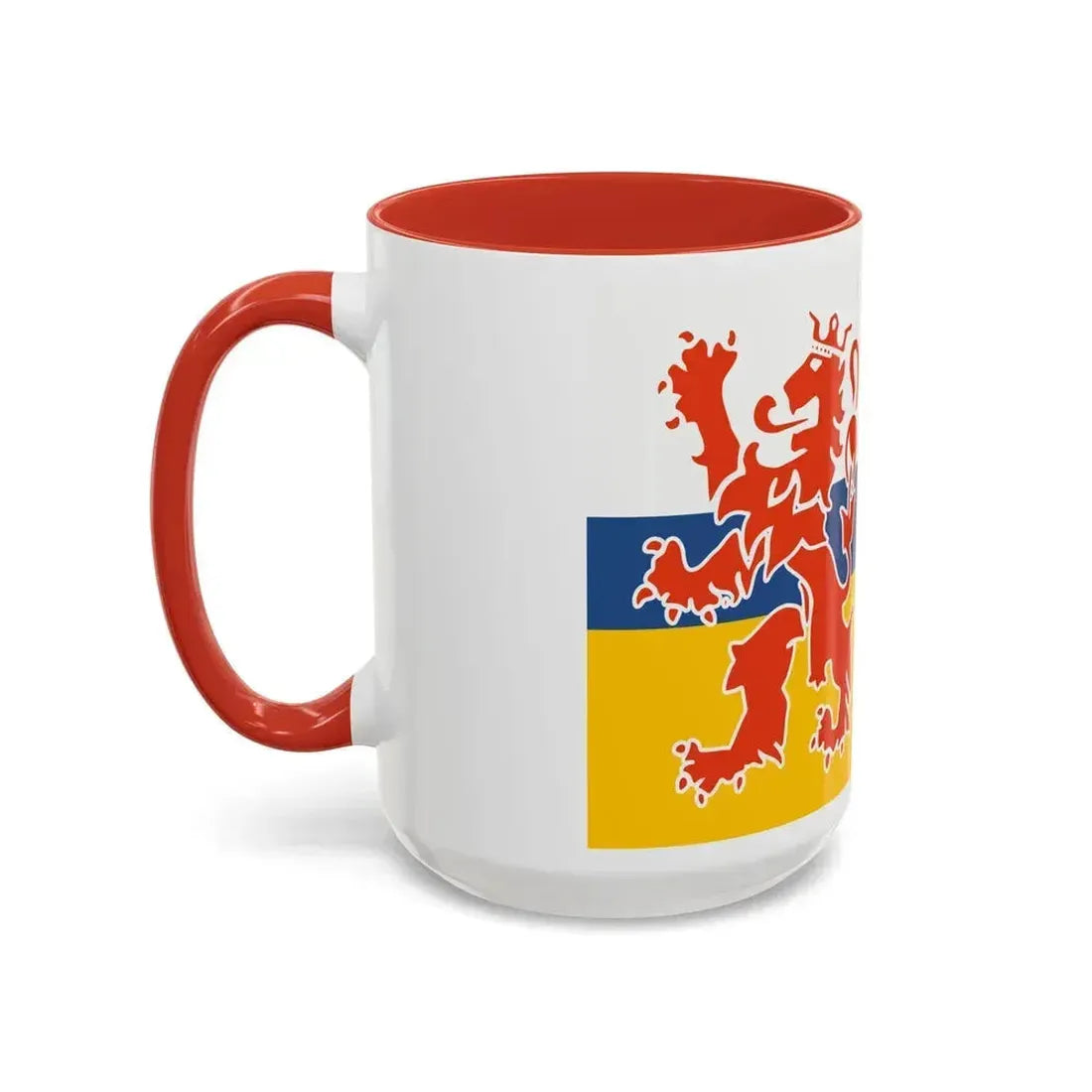 Flag of Limburg Netherlands - Accent Coffee Mug - Go Mug Yourself
