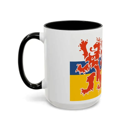 Flag of Limburg Netherlands - Accent Coffee Mug - Go Mug Yourself