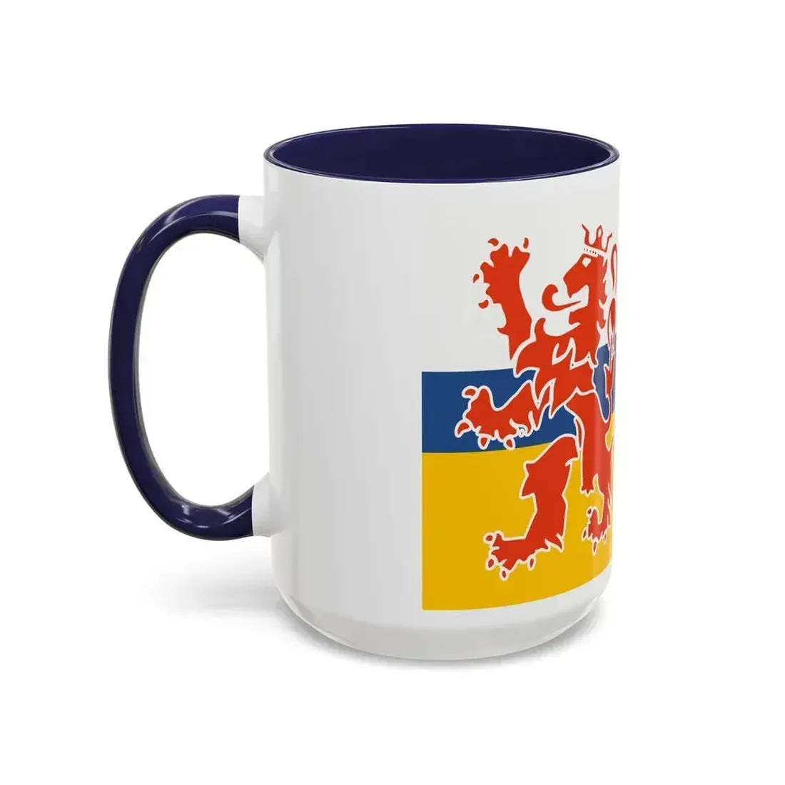 Flag of Limburg Netherlands - Accent Coffee Mug - Go Mug Yourself
