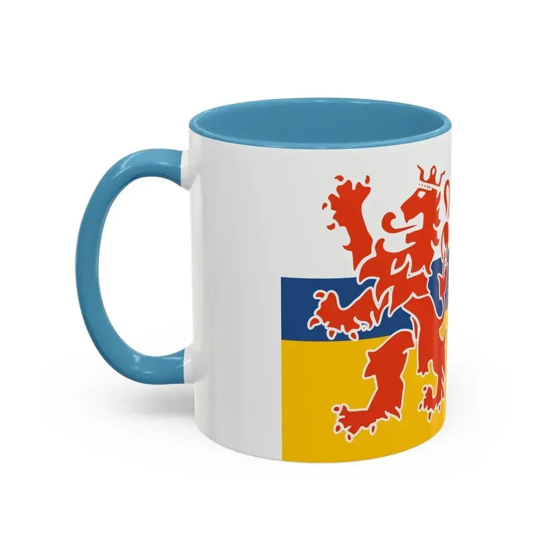 Flag of Limburg Netherlands - Accent Coffee Mug - Go Mug Yourself