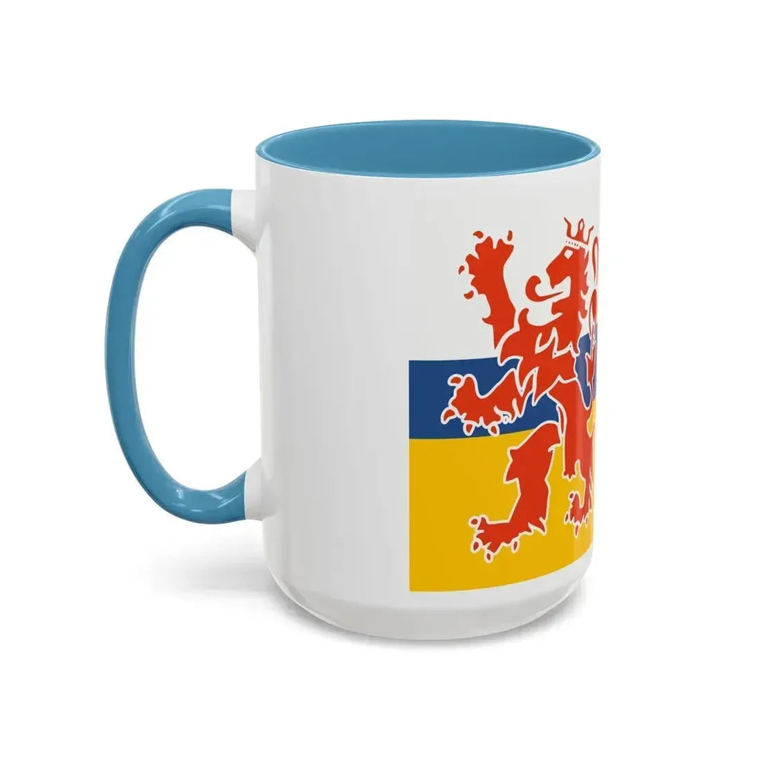 Flag of Limburg Netherlands - Accent Coffee Mug - Go Mug Yourself