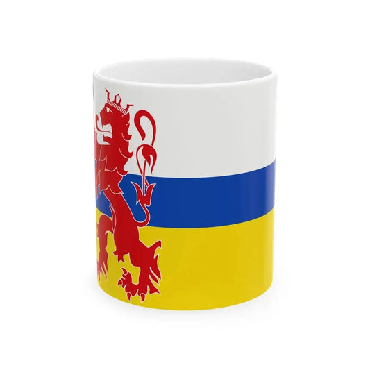Flag of Limburg Netherlands (Netherlands) White Coffee Mug 11oz - Go Mug Yourself