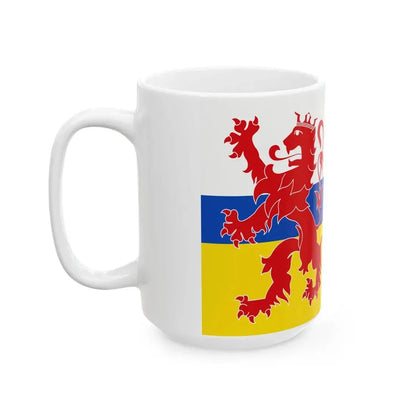 Flag of Limburg Netherlands (Netherlands) White Coffee Mug - Go Mug Yourself