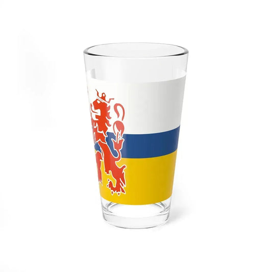 Flag of Limburg Netherlands - Pint Glass 16oz 16oz - Go Mug Yourself