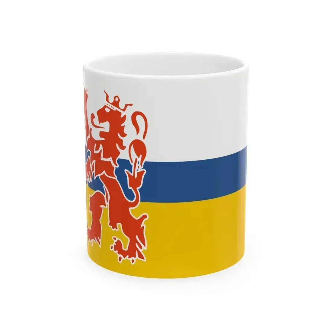 Flag of Limburg Netherlands - White Coffee Mug 11oz - Go Mug Yourself