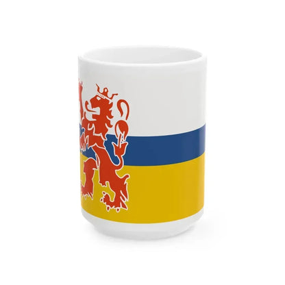 Flag of Limburg Netherlands - White Coffee Mug 15oz - Go Mug Yourself
