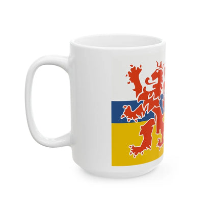 Flag of Limburg Netherlands - White Coffee Mug-Go Mug Yourself