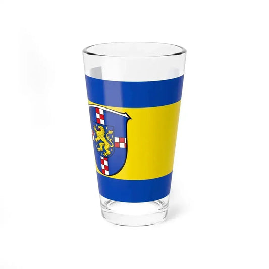 Flag of Limburg Weilburg Germany - Pint Glass 16oz 16oz - Go Mug Yourself