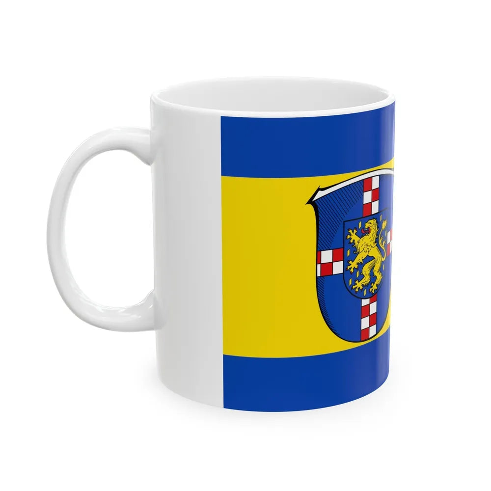 Flag of Limburg Weilburg Germany - White Coffee Mug-Go Mug Yourself