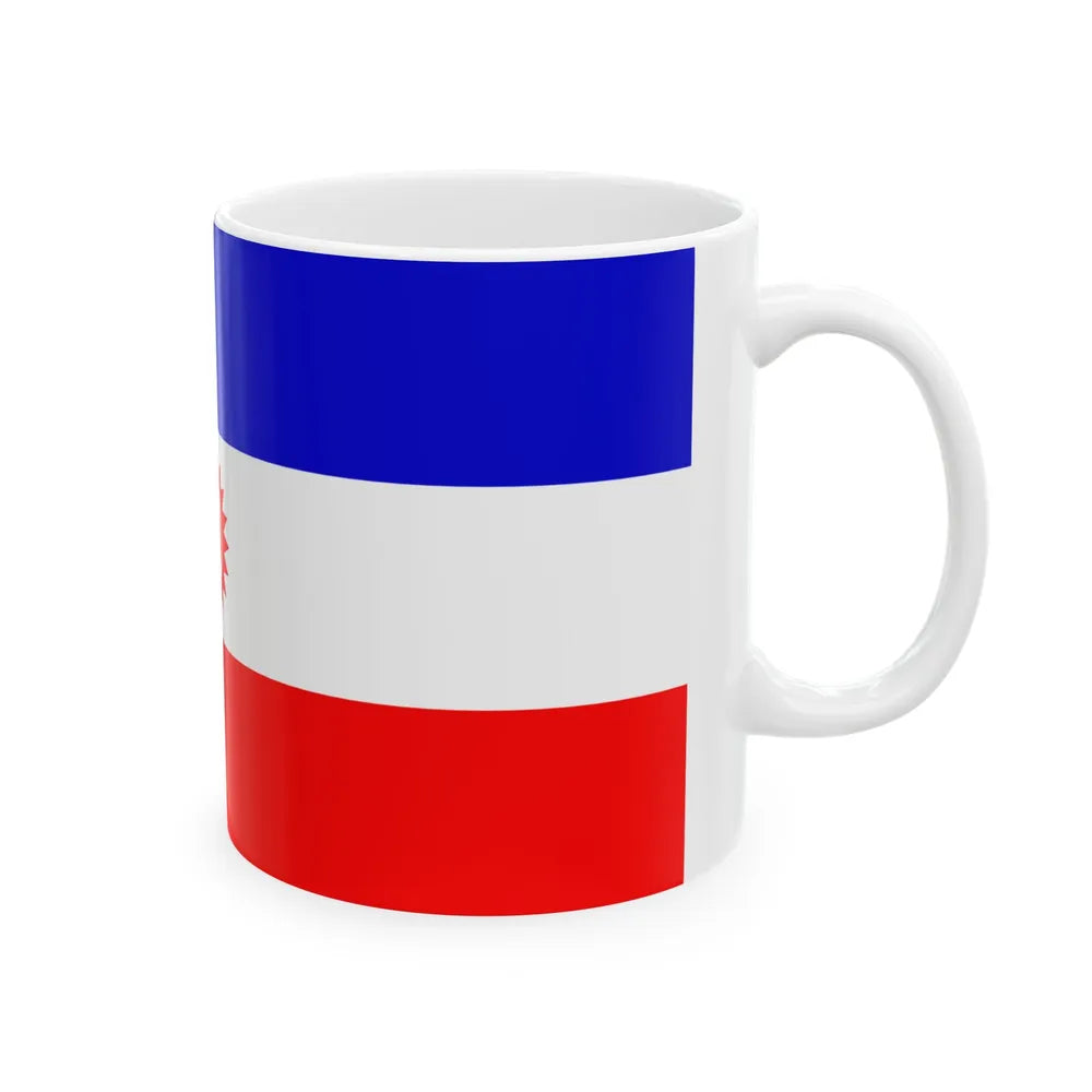Flag of Limbuwan (Bhutan) White Coffee Mug - Go Mug Yourself