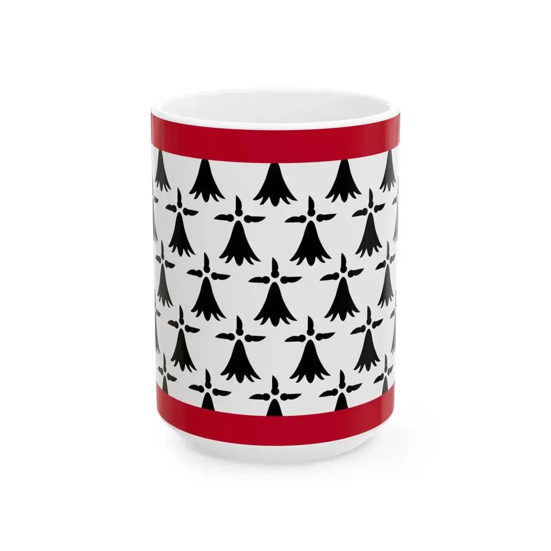 Flag of Limousin (Belgium) White Coffee Mug 15oz - Go Mug Yourself