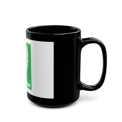 Flag of Limousin France 2 - Black Coffee Mug-Go Mug Yourself