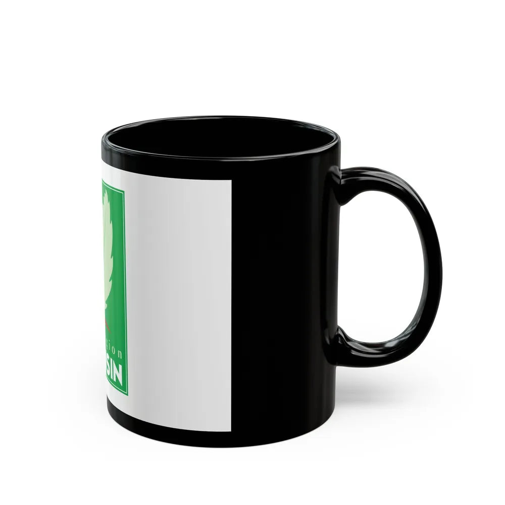 Flag of Limousin France 2 - Black Coffee Mug-Go Mug Yourself