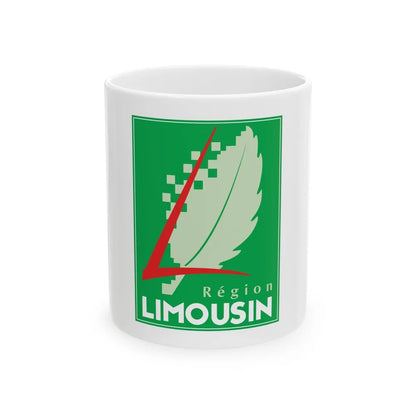 Flag of Limousin France 2 - White Coffee Mug-11oz-Go Mug Yourself