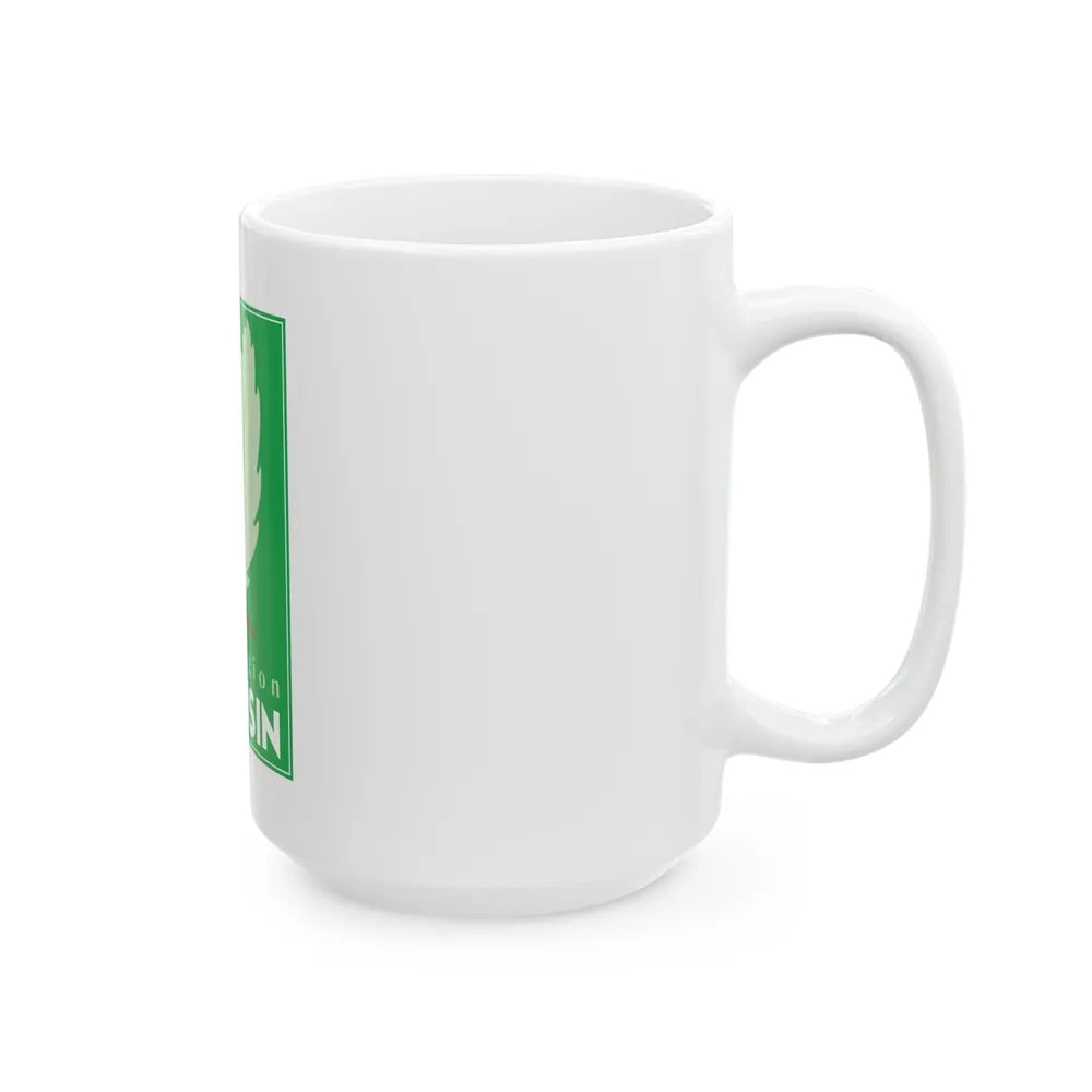 Flag of Limousin France 2 - White Coffee Mug-Go Mug Yourself