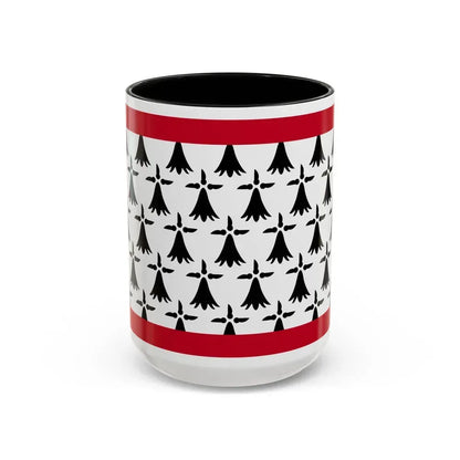 Flag of Limousin France - Accent Coffee Mug 15oz Black - Go Mug Yourself