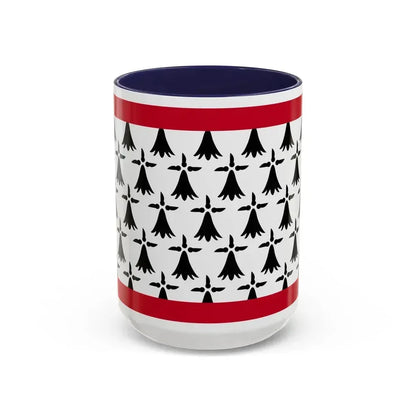 Flag of Limousin France - Accent Coffee Mug 15oz Navy - Go Mug Yourself