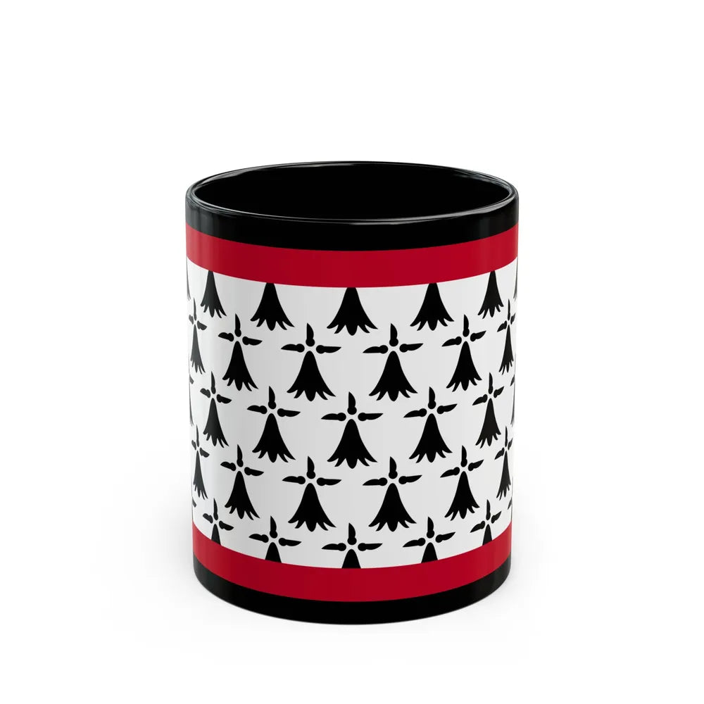 Flag of Limousin France - Black Coffee Mug-11oz-Go Mug Yourself