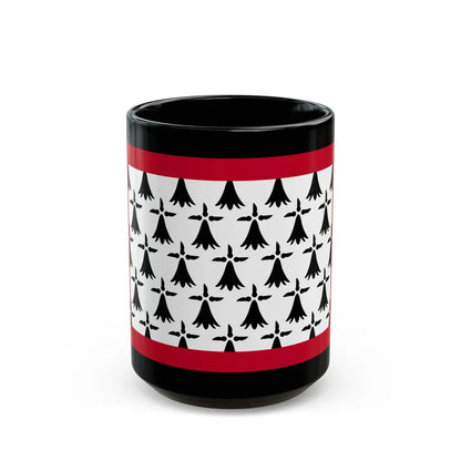 Flag of Limousin France - Black Coffee Mug-15oz-Go Mug Yourself