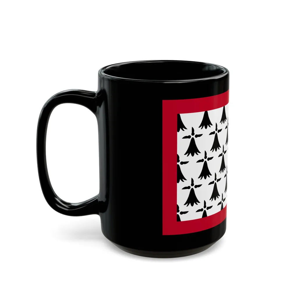 Flag of Limousin France - Black Coffee Mug-Go Mug Yourself