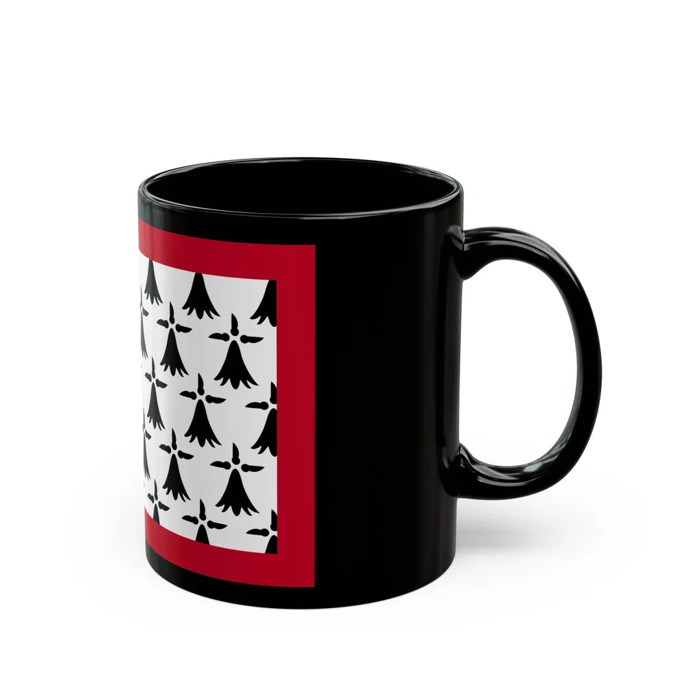 Flag of Limousin France - Black Coffee Mug-Go Mug Yourself